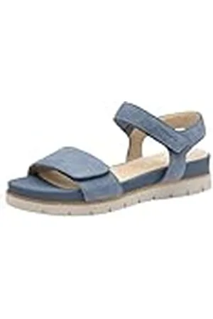 Tamaris Comfort Damessandalen van leer, met klittenbandsluiting, sleehak, , 40 EU, , 40 EU
