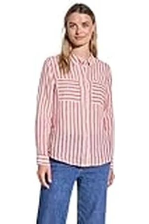 Street one Gestreepte hemdblouse, , 38