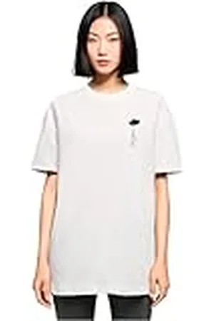 Merchcode Dames T-Shirt Ladies Love In The Air Oversized Boyfriend Tee, Oversized Fit, Katoen 100%, XXL, , XXL
