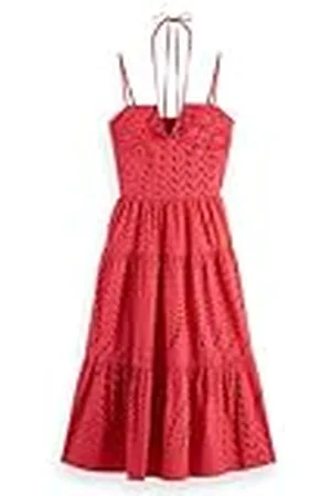 Scotch&Soda Cotton Seersucker midi-jurk, , 40
