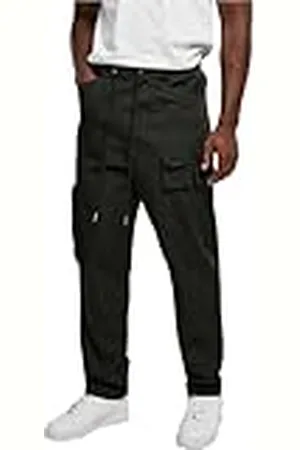 Urban classics Herren Cargo-Hose Asymetric Pants black 42