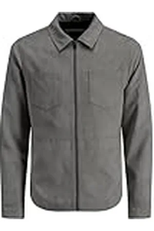 JACK & JONES Herenjas, imitatie suède, hemdjas, , XS
