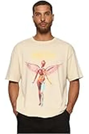 Mister Tee Utero T-shirt voor heren, oversized T-shirt, met print, oversized fit, streetwear, , XXL