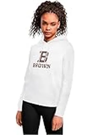 Merchcode Dames Hoodies Dames Brown University - B Initial Basic Hoody, Regular Fit, XL, , XL
