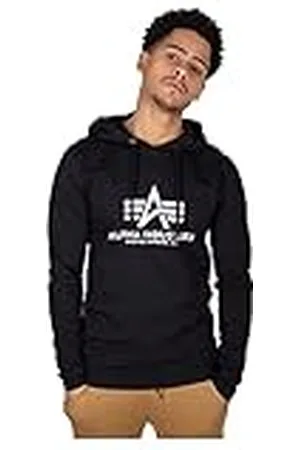Alpha Industries Basic Hoody Sweat met capuchon voor heren Black
