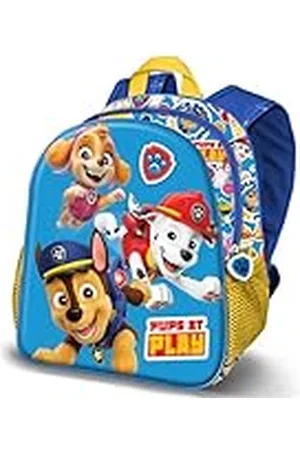 KARACTERMANIA Paw Patrol Play-Small 3D-rugzak, blauw, 26 x 31 cm, inhoud 7 l, , Eén maat, Paw Patrol Kleine 3D Rugzak