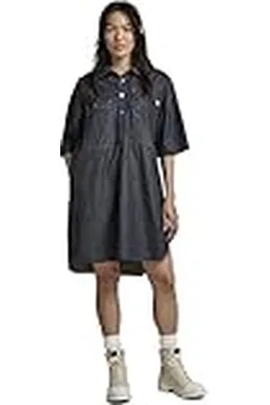 G-Star RAW Dames Denim Shirt Dress, , L, , L