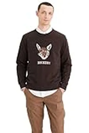 Dockers Originele crewneck sweatshirts voor heren, Coyote Athletic Coffee Bean (Multi), XS
