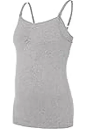 Mama;licious Dames MLMILLY ORG Cotton Bra Singlet NF A. Top, Light Grey Melange, S/M