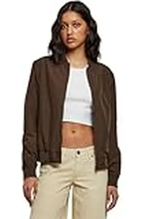 Urban classics Urban Klassieks Dames bomberjack Ladies Light Bomber Jacket lichte pilotenjas voor Dames in vele kleuren maten XS - XL XS