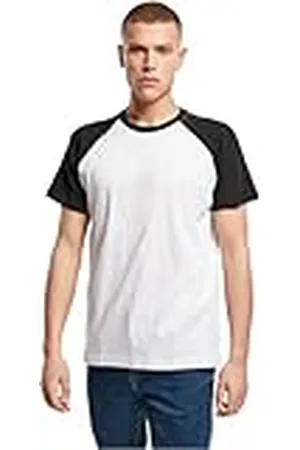 Build Your Brand Raglan Contrast Tee T-shirt voor heren, , L