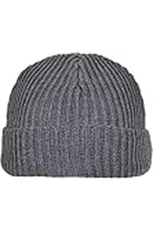 Build Your Brand Uniseks gebreide muts gerecycled Yarn Fisherman beanie-muts, , Eén maat