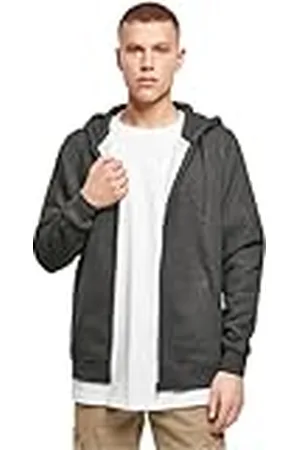 Build Your Brand Herenjas Heavy Zip Hoody met ritssluiting, capuchontrui voor mannen in vele kleuren, maten S - 5XL, , L