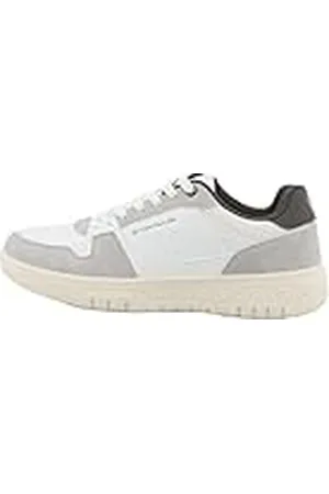 TOM TAILOR 9580200001 Sneakers voor heren, wit-ltgrijs, 40 EU, , 40 EU