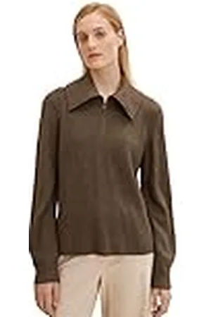 TOM TAILOR Dames Troyer gebreide trui 1034052, , M