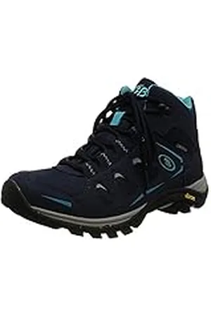 BRUTTING Mount Frakes High Dames Trail-hardloopschoenen, Marineblauw/grijs/turquoise, 36 EU