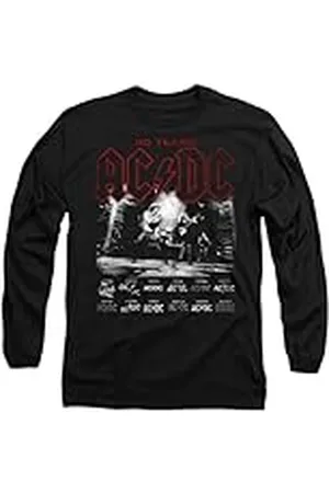 AC/DC New boundary designs, inc. Logo Stack Unisex Volwassen Longsleeve T-shirt, , XL