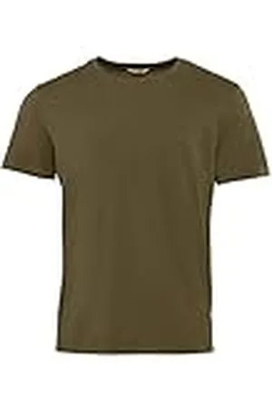 Camel Active Basic T-shirt met korte mouwen en ronde hals, groen (khaki), S