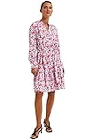 SELECTED Dames Slfmivi Ls Short AOP Dress B Noos Jurk, , 34