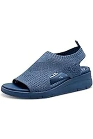 Tamaris Comfort Damessandalen met hak, elastisch, veganistisch met sleehak, , maat 36 EU, , 36 EU