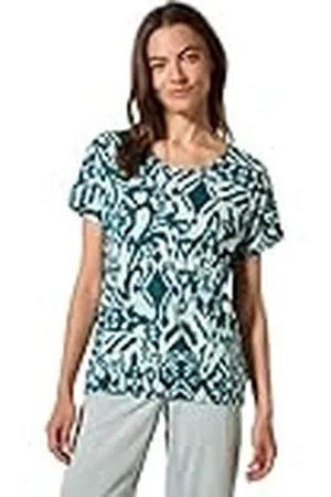 CECIL Linen_AOP shirt met knopen, , S