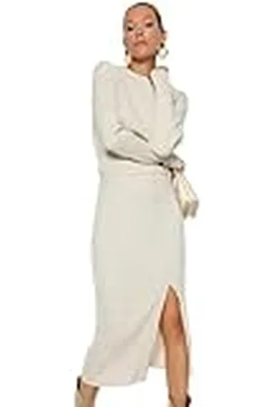 Trendyol Vrouwen Vrouw Plain Midden Knitwear Trui-Rok Tweedelige Set Shirt, , M