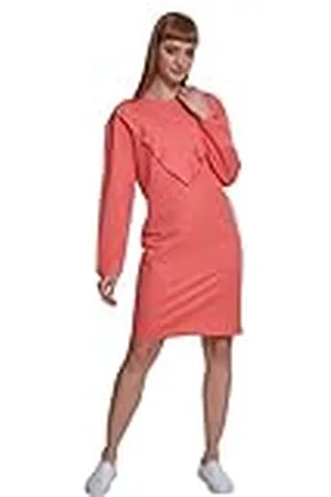 Urban classics Dames Dames Terry Volant Jurk partyjurk, , M