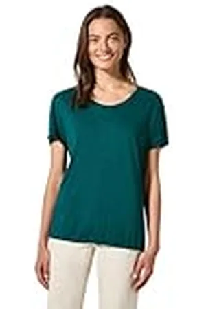 CECIL Linnen effen shirt met knopen, , M