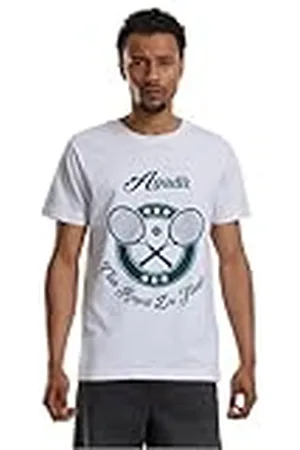 Mister Tee Heren T-shirt Agadir Club Royal Tee, T-shirt met print op de voorkant voor mannen, grafisch T-shirt, streetwear, , L
