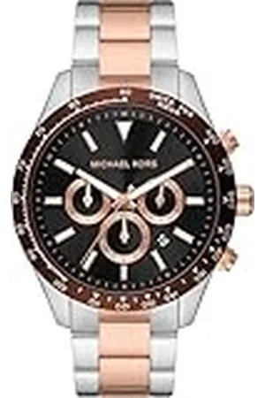 Michael Kors Layton Chronograaf Tweekleurig Roestvrijstalen Horloge