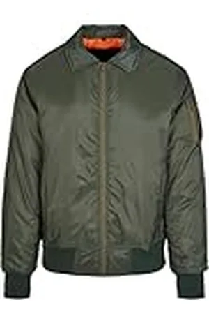 Build Your Brand Collar Bomberjack voor heren, , 5XL