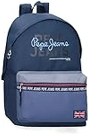 Pepe Jeans Seldon Rugzak voor school, 39,6 cm (15,6 inch), polyester, 31 x 44 x 17,5 cm, van Joumma Bags, , Eén maat, schoolrugzak