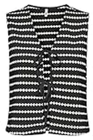 ONLY Onleva S/L Short Stripe Vest Cs JRS, , L