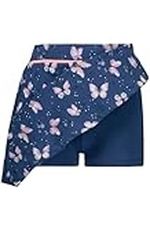 Salt & Pepper BY KIDS PARK Meisjesrok met vlinder AOP van S.Jersey Rock, Blu-Ink Blue, 98 meisjes, , 98 cm