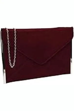 Swankyswans Vrouwen Louis Suede Slim Envelop Party Prom Clutch Bag Clutch