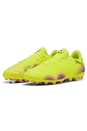 PUMA Unisex Future 8 Play MG voetbalschoen, geel alarm zwart-zon geslagen, 10 UK, Yellow Alert Black Sun Struck, 44.5 EU