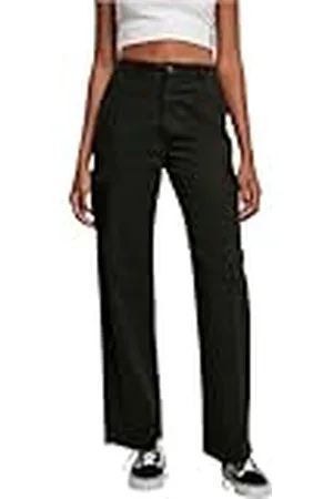 Urban classics Dames Dames Hoge Taille Rechte Cargo Broek Shorts, , 31W