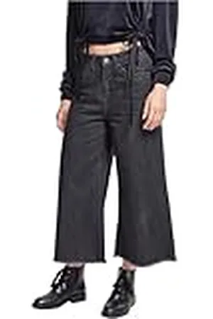 Urban classics Dames Dames Dames Denim Culotte Broek, , S