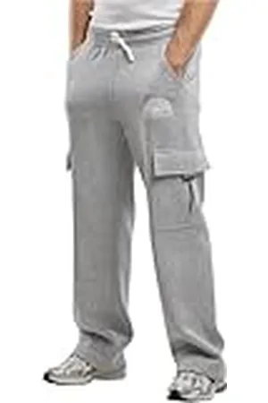 Southpole Cargobroek voor heren, sweatpants, casual trainingsbroek met cargozakken, losse pasvorm, vrijetijdsbroek voor heren, , M
