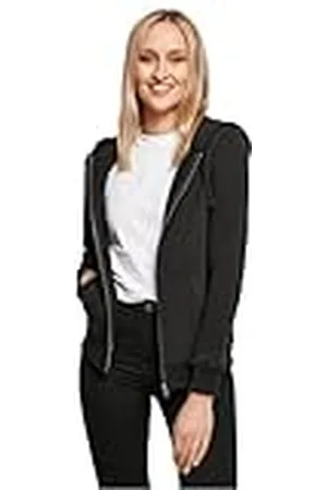 Build Your Brand Dames Merch Zip Hoody jas voor dames - zwart - Small