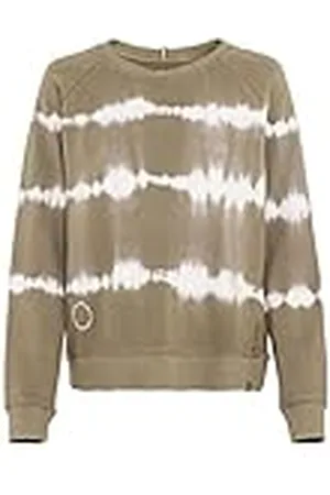 Camel Active Womenswear Dames 309321/1F68 Trui, Light Khaki Batik, XXL, , XXL