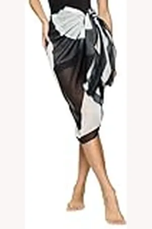 Triumph Beach MyWear Pareo White - Dark Combination, , Eén maat