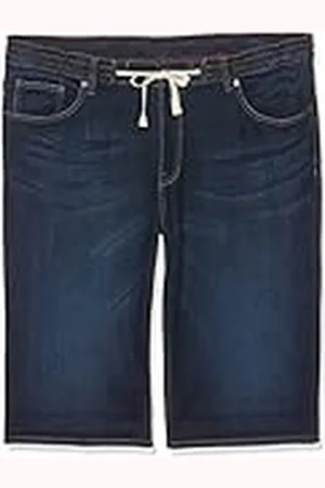 JP 1880 Heren grote maten L-8XL jeans bermuda elastische band, katoen 708366, , 52W