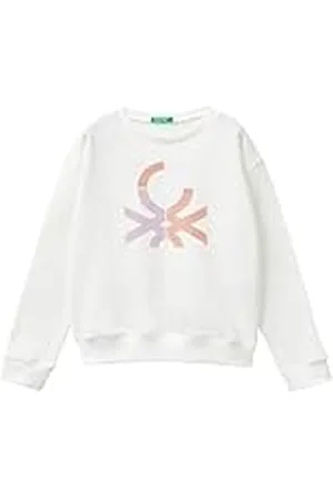 Benetton Sweatshirt met capuchon voor meisjes en meisjes, , 140
