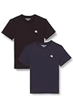 Calvin Klein S/S T-shirts voor heren, Blauw (Night Sky/Ck Black), XXS