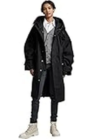 G-Star RAW Dames Fishtail Parka Jacket, Zwart (dark black D389-6484), L, , L
