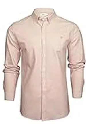 Farah Heren Brewer Katoen Oxford Slim Fit Shirt, , 3XL