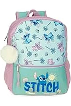 Disney Stitch Just Chill schoolrugzak, aanpasbaar aan trolley, , 27 x 33 x 11 cm, polyester van Joumma Bags, , Eén maat, Schoolrugzak, aanpasbaar aan trolley