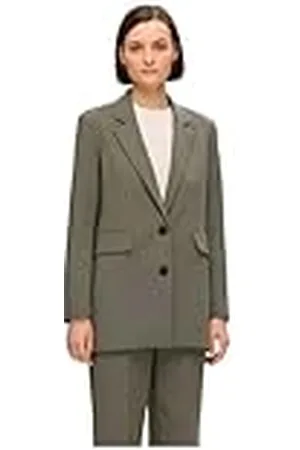 SELECTED SLFRITA LS Relaxed Blazer Mel NOOS, Kalamata/Detail: melange, 40