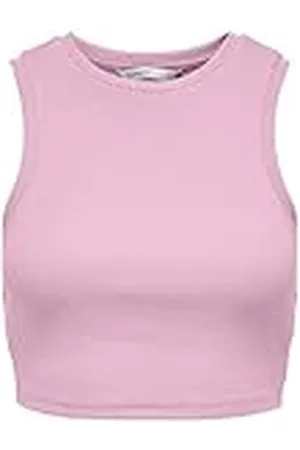 ONLY Onlvilma S/L Cropped Tank Top JRS Noos, , XL